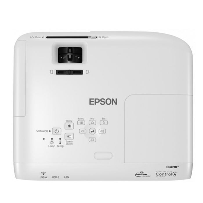 Epson Proyector EB-W49 3LCD 3800 Lúmenes WXGA (1280x800) 16:10, 16000:1 Contraste, HDMI, VGA, USB, LAN Inalámbrica, Zoom 1.2x, Altavoz 5W, Blanco Epson Proyector EB-W49 3LCD 3800 Lúmenes WXGA (1280x800) 16:10, 16000:1 Contraste, HDMI, VGA, USB, LAN Inalámbrica, Zoom 1.2x, Altavoz 5W, Blanco