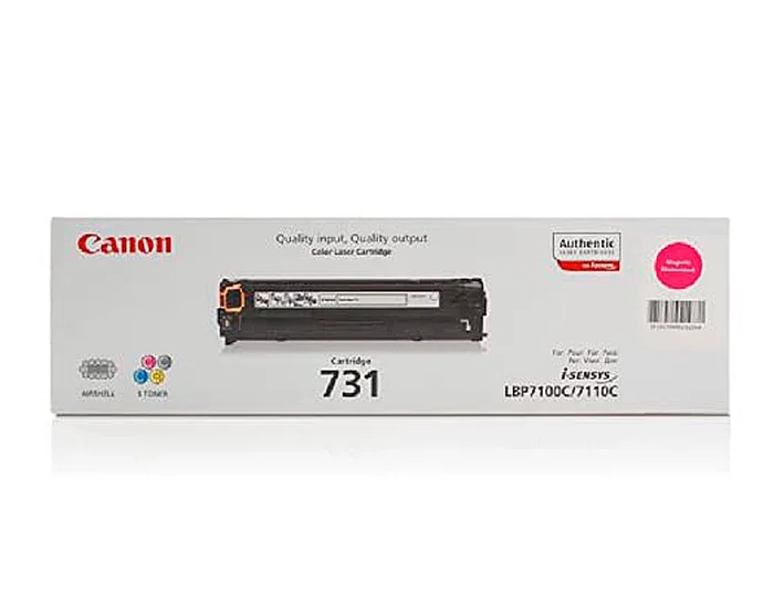 Canon 731 Magenta Toner Original I-SENSYS para LBP7100CN / LBP7110CW / MF623CN / MF628CW / MF8230CN / MF8280CW - 1500 Páginas