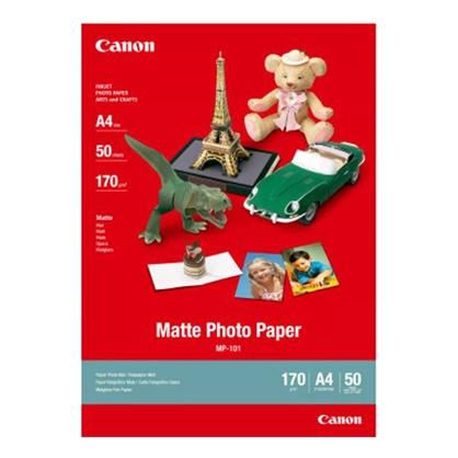 Canon Papel Fotográfico Mate MP-101 A4 170g/m² 50 Hojas