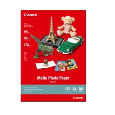 Canon MP-101 Papel Fotográfico Mate A4 para Fotografía y Manualidades, 50 Hojas