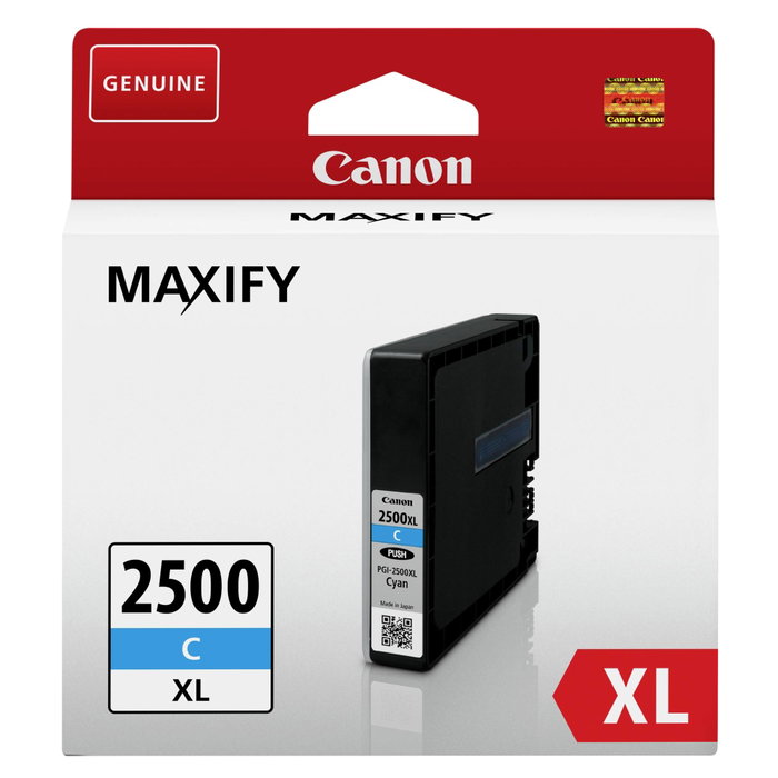 Canon PGI-2500XL C Cian Cartucho de Tinta Original XL Canon PGI-2500XL C Cian Cartucho de Tinta Original XL