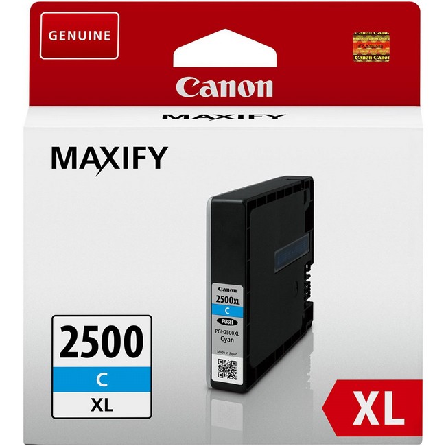 Canon PGI-2500XL C Cian Cartucho de Tinta Original XL Canon PGI-2500XL C Cian Cartucho de Tinta Original XL