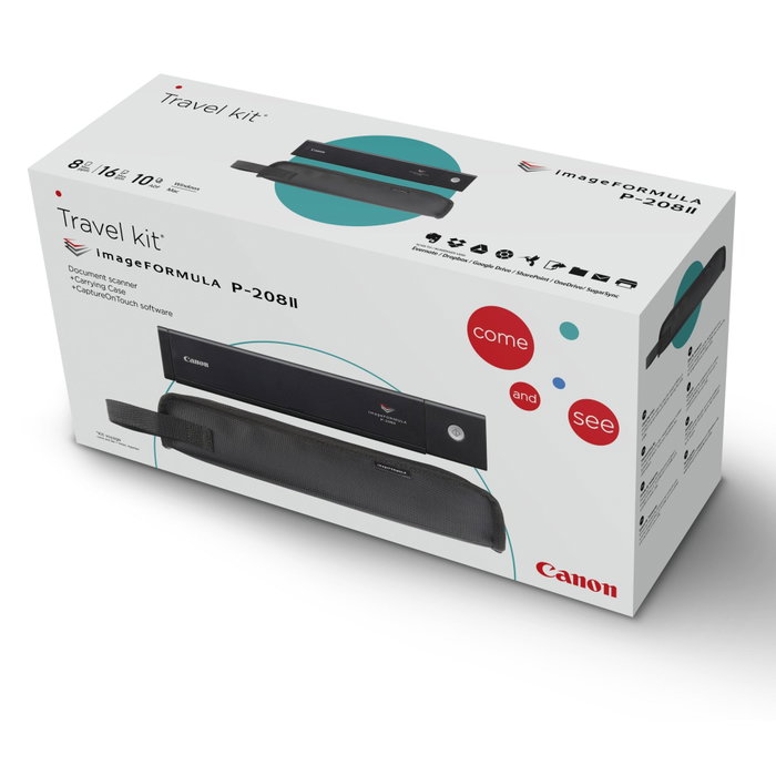 Canon imageFORMULA P-208II Escáner Portátil Dúplex USB