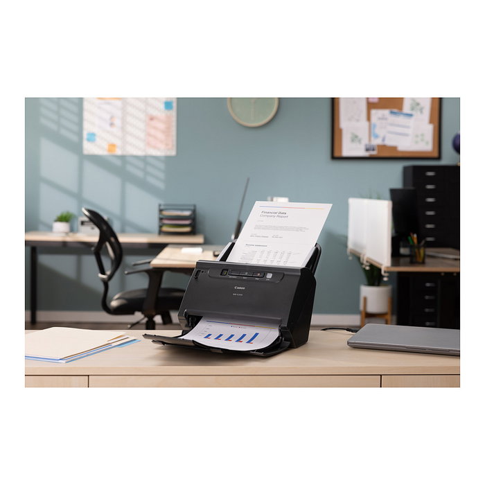 Canon imageFORMULA DR-C240 Escáner de Documentos A4 con Alimentador, 45 ppm, Escaneo Duplex, USB 2.0, Negro Canon imageFORMULA DR-C240 Escáner de Documentos A4 con Alimentador, 45 ppm, Escaneo Duplex, USB 2.0, Negro