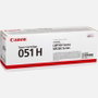 Canon Cartucho de Tóner 051H Negro (2169C002) XL