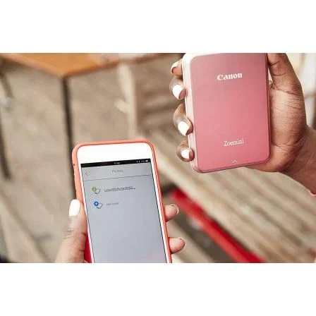 IMPRESORA FOTOGRÁFICA BLUETOOTH CANON ZOEMINI ORO ROSA - 314*400DPI - TECNOLOGÍA ZINK - IMPRESIÓN 5*7.6 CM - TAMAÑO BOLSILLO