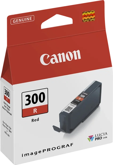 Canon PFI-300 R Rojo Cartucho de Tinta Original