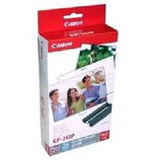 Canon KP-36IP Papel Fotográfico con Tinta, 36 Hojas 10x15 cm, para Impresoras Selphy CP1300, CP1200, CP910, CP900