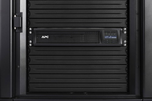 APC SMT1500RMI2UC Sistema de Alimentación Ininterrumpida (UPS) Línea Interactiva 1,5 kVA 1000 W 4 Salidas AC Montaje en Rack 2U Negro