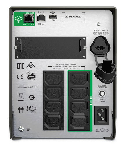 APC Smart-UPS SMT1000IC 1000VA 700W Line Interactive Mini Tower