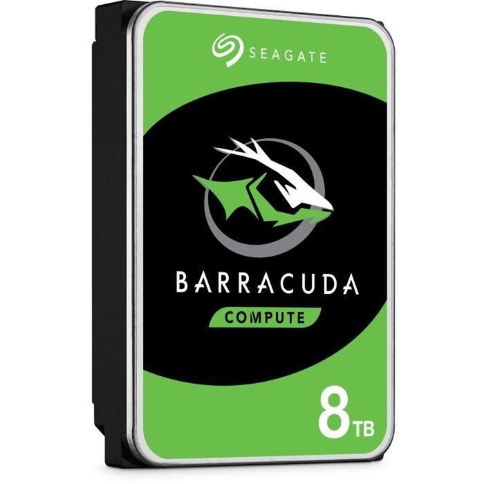 SEAGATE BarraCuda ST8000DM004 8 TB 3.5 pulg 5400 RPM SATA III