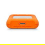 LaCie Disco Duro Portátil Rugged Mini 1TB Resistente a Golpes y Agua USB 3.0 2.5" Color Naranja y Plata