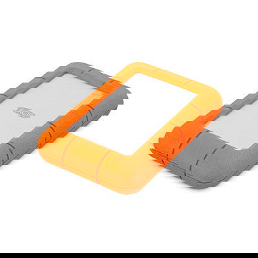 LaCie Disco Duro Portátil Rugged Mini 1TB Resistente a Golpes y Agua USB 3.0 2.5" Color Naranja y Plata