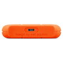 LaCie Rugged Mini 5TB Disco Duro Externo Portátil 2.5" USB 3.2 Gen 1 Resistente a Golpes, Lluvia y Presión, Color Naranja