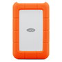LaCie Rugged Mini 5TB Disco Duro Externo Portátil 2.5" USB 3.2 Gen 1 Resistente a Golpes, Lluvia y Presión, Color Naranja