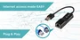 I-tec Adaptador USB 2.0 Fast Ethernet Advance U2LAN - Tarjeta de Red Externa 10/100 Mbps Plug and Play para PC, Laptop, Mac, Linux y Android