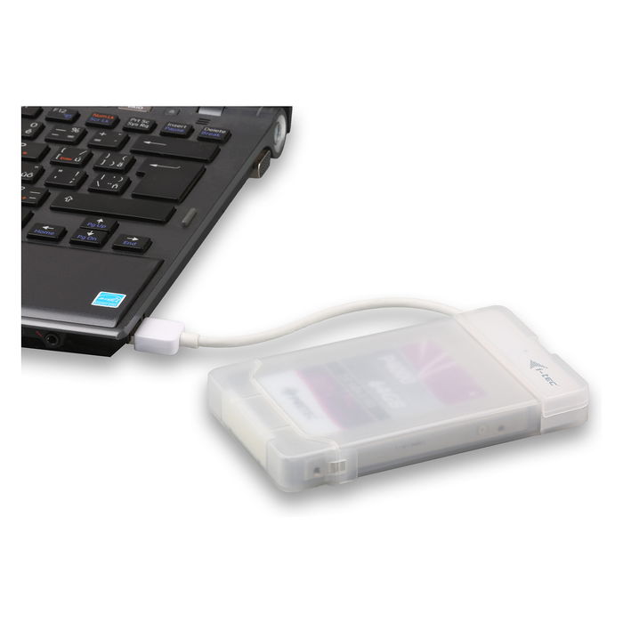 I-TEC Carcasa Externa para Disco Duro/SSD 2.5" USB 3.0 Easy SATA Blanco