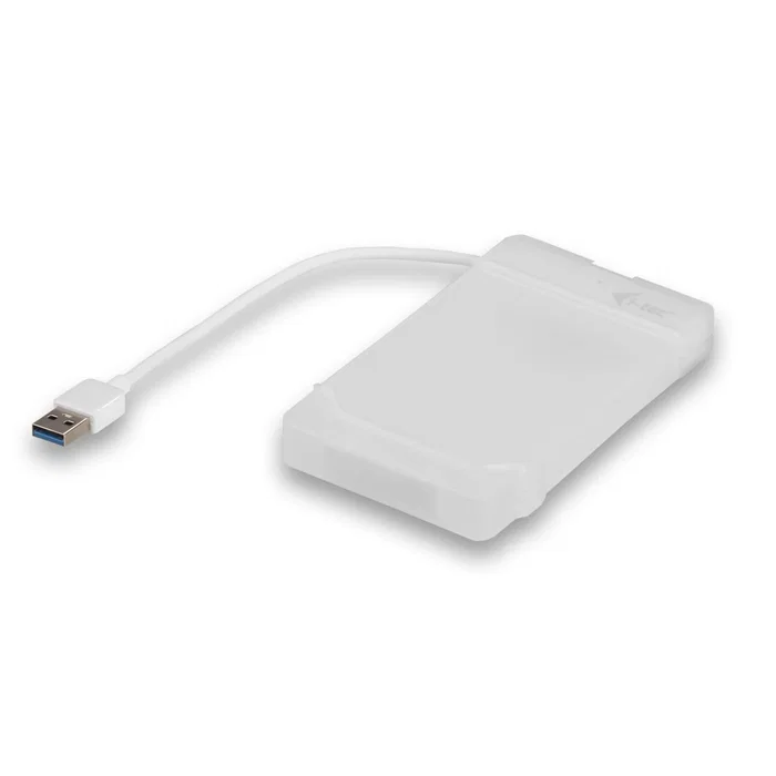 i-tec MYSAFEU314 Carcasa Externa para Disco Duro/SSD 2.5" SATA, USB 3.0 (5 Gbps) Plug & Play, Color Blanco - Caja HDD Externa