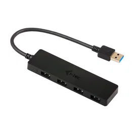I-TEC Slim Passive Hub 4 Puertos USB 3.0 Negro