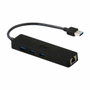I-tec Advance USB 3.0 Slim HUB de 3 puertos con adaptador Gigabit Ethernet