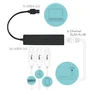 I-tec Advance U3GL3SLIM - Hub USB 3.0 Slim de 3 Puertos con Adaptador Gigabit Ethernet para Portátil, Ultrabook, Tablet, PC - Compatible con Windows, Mac, Linux - Negro