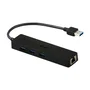 I-tec Advance U3GL3SLIM - Hub USB 3.0 Slim de 3 Puertos con Adaptador Gigabit Ethernet para Portátil, Ultrabook, Tablet, PC - Compatible con Windows, Mac, Linux - Negro
