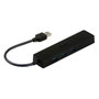 I-Tec USB 3.0 Slim Hub + Gigabit Ethernet Adaptador 3 Puertos Negro