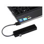 I-Tec USB 3.0 Slim Hub + Gigabit Ethernet Adaptador 3 Puertos Negro
