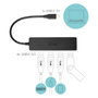 I-TEC Hub USB-C Slim con 4 puertos USB 3.0