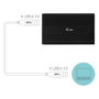 I-TEC Carcasa Externa USB 3.2 Gen 1 para Disco Duro/SSD 2.5" SATA Aluminio Negro Advance MySafe AluBasic
