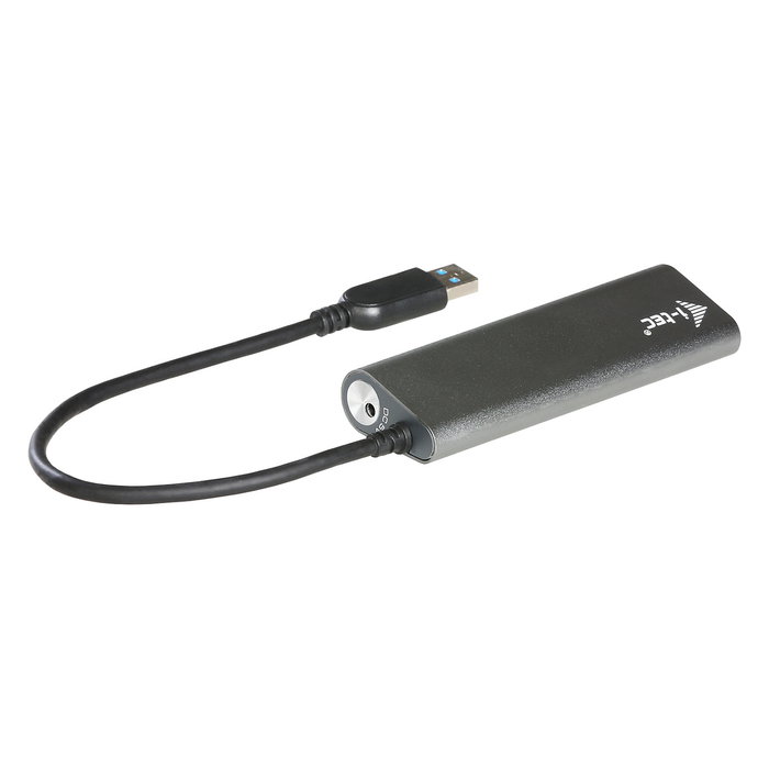 I-tec Hub USB 3.0 Metal de 4 Puertos con Adaptador de Alimentación Gris I-tec Hub USB 3.0 Metal de 4 Puertos con Adaptador de Alimentación Gris
