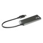 I-tec Hub USB 3.0 Metal de 4 Puertos con Adaptador de Alimentación Gris