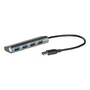 i-tec U3HUB448 Hub USB 3.2 Gen 1 (SuperSpeed) de 4 Puertos de Alimentación Externa, Metal Gris, 5000 Mbit/s, Plug & Play, para PC/Mac