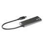 i-tec U3HUB448 Hub USB 3.2 Gen 1 (SuperSpeed) de 4 Puertos de Alimentación Externa, Metal Gris, 5000 Mbit/s, Plug & Play, para PC/Mac