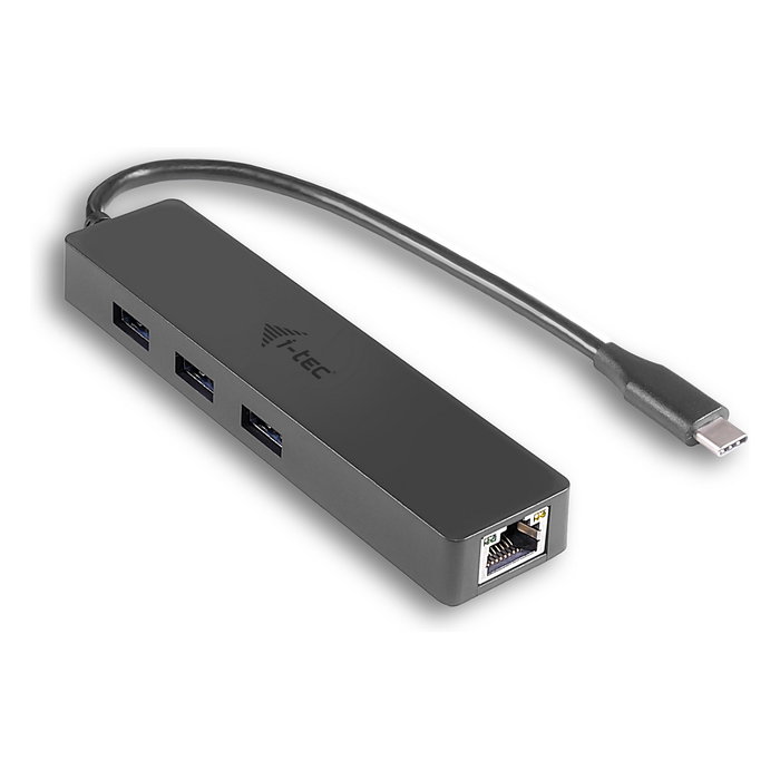 i-tec Advance USB-C Slim Hub + GLAN con 3 puertos USB 3.2 Gen 1 i-tec Advance USB-C Slim Hub + GLAN con 3 puertos USB 3.2 Gen 1