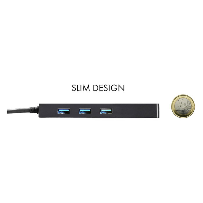 i-tec Advance USB-C Slim Hub + GLAN con 3 puertos USB 3.2 Gen 1 i-tec Advance USB-C Slim Hub + GLAN con 3 puertos USB 3.2 Gen 1