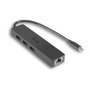 i-tec Advance USB-C Slim Hub + GLAN con 3 puertos USB 3.2 Gen 1