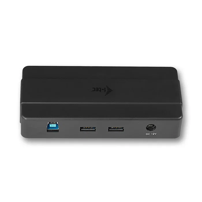 i-tec U3HUB742 Hub USB 3.2 Gen 1 (3.1 Gen 1) de 7 Puertos con Carga Rápida BC 1.2 y Adaptador de Alimentación 12V/2A - 5000 Mbit/s - Negro