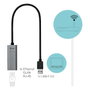 I-tec Adaptador USB 3.0 a Gigabit Ethernet Metal Negro/Gris