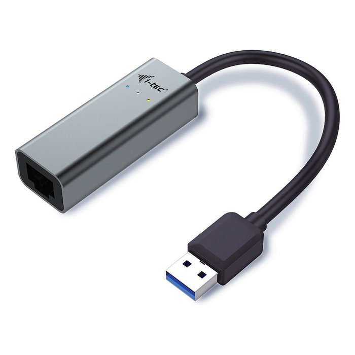 I-tec Adaptador USB 3.0 a Gigabit Ethernet Metal Negro/Gris