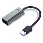I-tec Adaptador USB 3.0 a Gigabit Ethernet Metal Negro/Gris