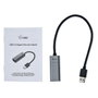 I-tec Adaptador USB 3.0 a Gigabit Ethernet Metal Negro/Gris