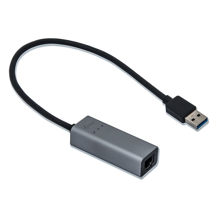 I-tec Adaptador USB 3.0 a Gigabit Ethernet Metal Negro/Gris