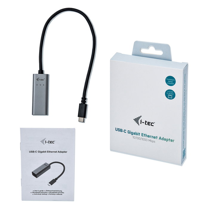 Cable USB C i-Tec C31METALGLAN Gris Cable USB C i-Tec C31METALGLAN Gris