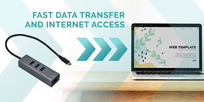 i-tec C31METALG3HUB Hub USB-C 3x USB 3.0 + Ethernet Gigabit - Hub de Bahía para MacBook, PC - Aluminio Gris