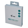 I-TEC Hub USB-C Metálico con 3 Puertos USB 3.0 y Gigabit Ethernet