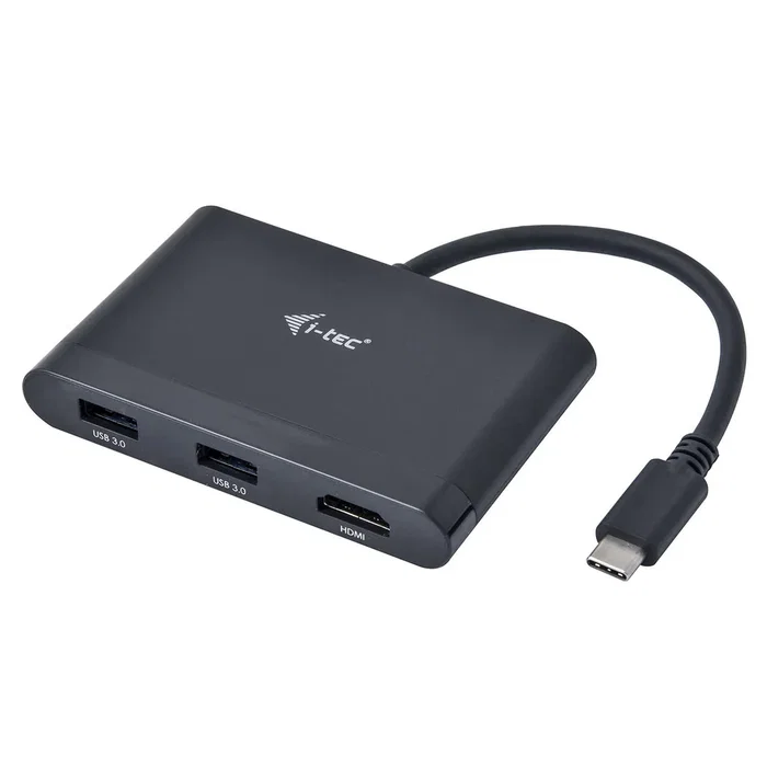i-tec C31DTPDHDMI Adaptador USB-C a HDMI con 4K, Power Delivery 60W, 2x USB 3.0, Compatible con MacBook, Dell XPS, para Portátil, Tablet y Smartphone