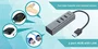 I-TEC U3METALG3HUB Hub USB 3.0 de 3 Puertos y Adaptador Gigabit Ethernet RJ-45, Metal, Gris, 5000 Mbit/s, Plug & Play, Compatible con Windows, macOS, Linux