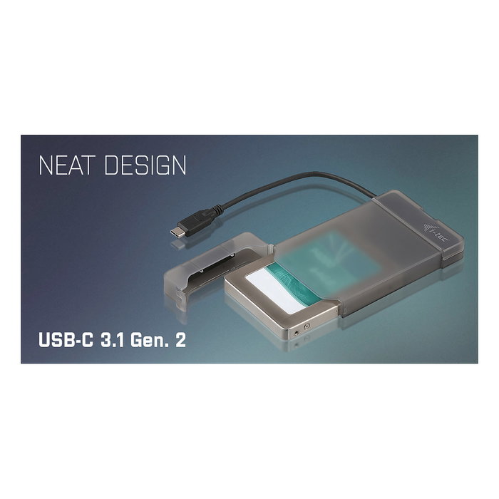 I-TEC Carcasa Externa Disco Duro SSD 2.5 Pulgadas USB-C 3.1 Gen 2 Negro 10 Gbit/s I-TEC Carcasa Externa Disco Duro SSD 2.5 Pulgadas USB-C 3.1 Gen 2 Negro 10 Gbit/s
