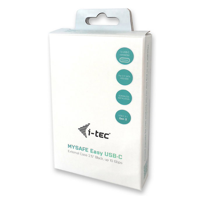 I-TEC Carcasa Externa Disco Duro SSD 2.5 Pulgadas USB-C 3.1 Gen 2 Negro 10 Gbit/s I-TEC Carcasa Externa Disco Duro SSD 2.5 Pulgadas USB-C 3.1 Gen 2 Negro 10 Gbit/s